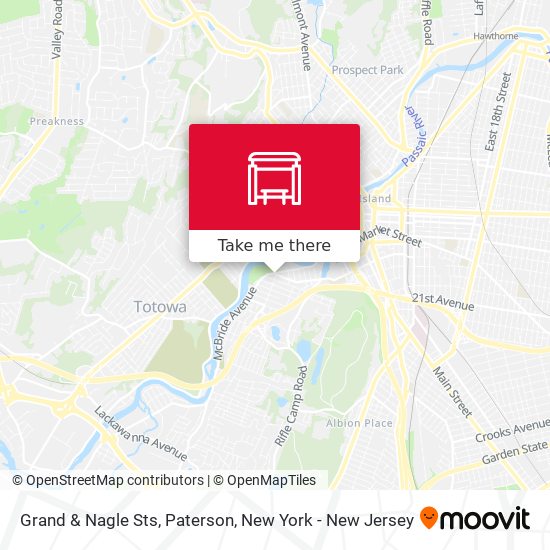 Mapa de Grand & Nagle Sts, Paterson