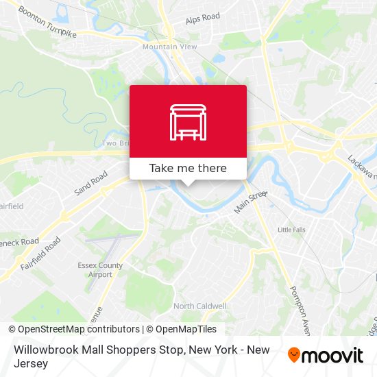Willowbrook Mall Shoppers Stop map