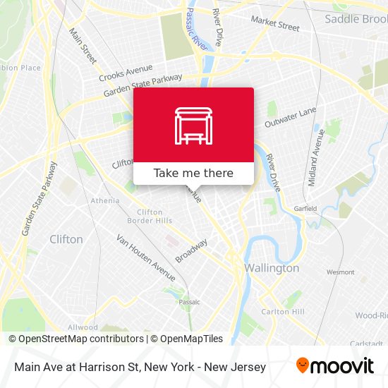 Mapa de Main Ave at Harrison St