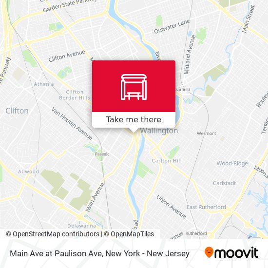 Mapa de Main Ave at Paulison Ave