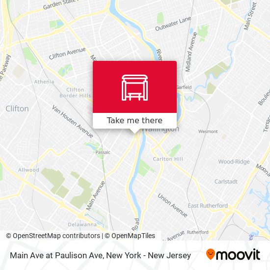 Mapa de Main Ave at Paulison Ave