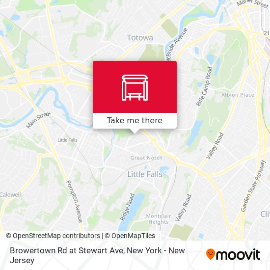 Browertown Rd at Stewart Ave map