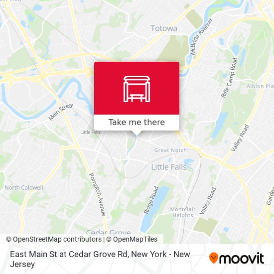 East Main St at Cedar Grove Rd map