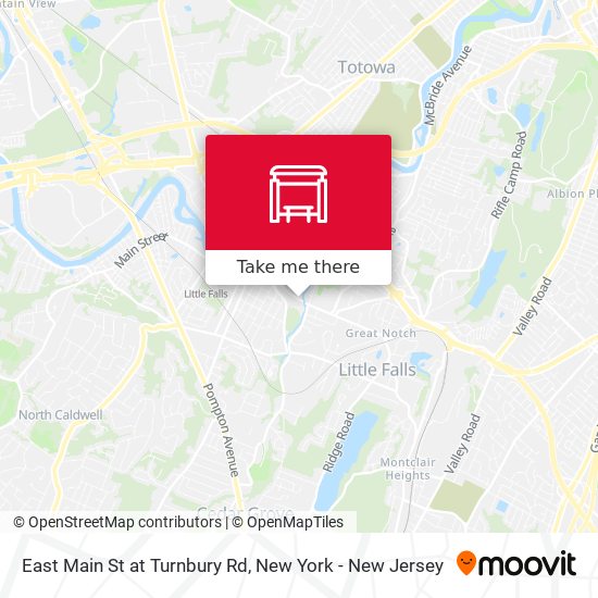 East Main St at Turnbury Rd map
