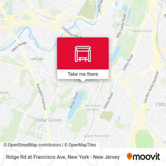 Ridge Rd at Francisco Ave map
