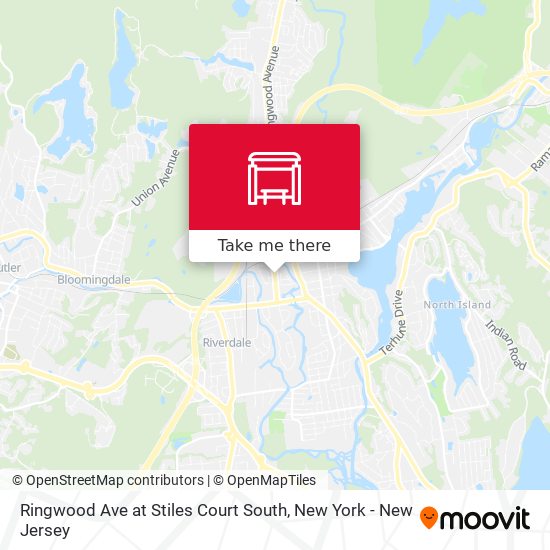 Mapa de Ringwood Ave at Stiles Court South