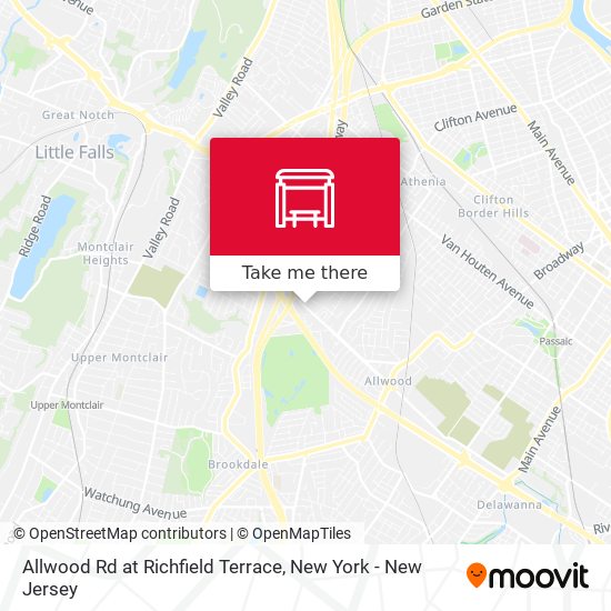 Allwood Rd at Richfield Terrace map