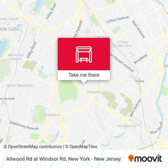 Allwood Rd at Windsor Rd map