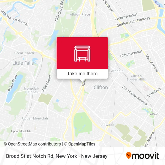 Broad St at Notch Rd map