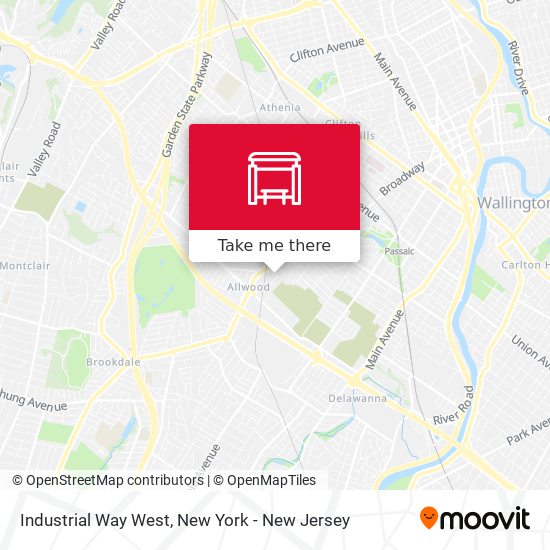 Mapa de Industrial Way West
