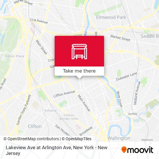 Mapa de Lakeview Ave at Arlington Ave