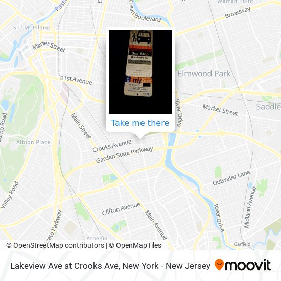 Mapa de Lakeview Ave at Crooks Ave
