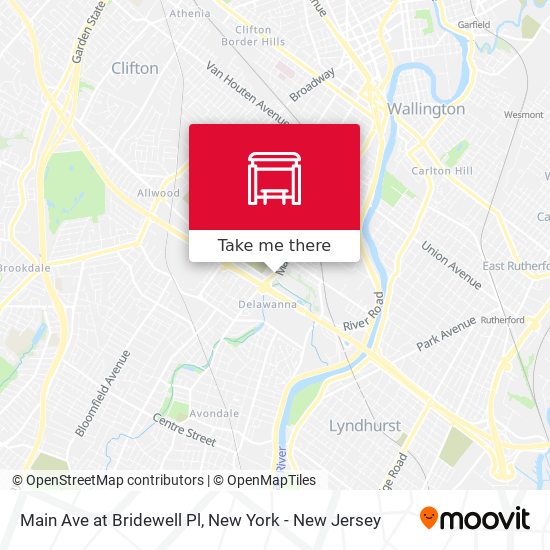 Mapa de Main Ave at Bridewell Pl