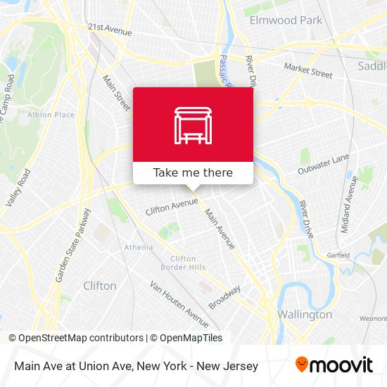 Mapa de Main Ave at Union Ave