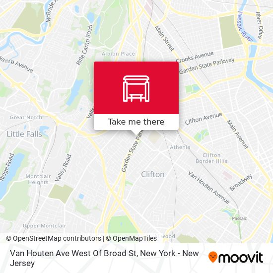 Van Houten Ave West Of Broad St map