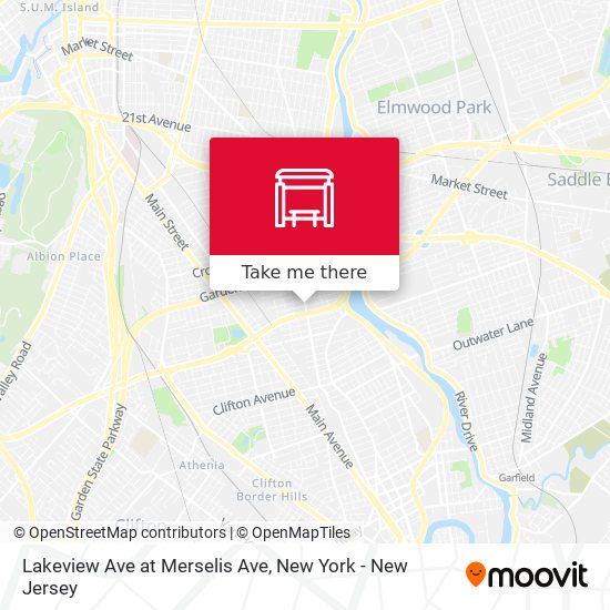 Mapa de Lakeview Ave at Merselis Ave