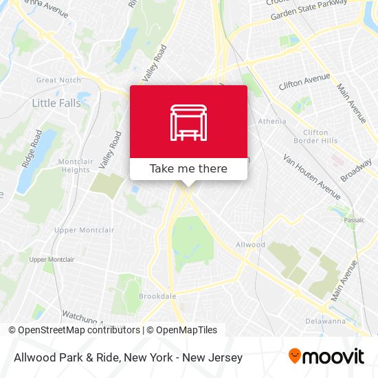 Mapa de Allwood Park & Ride