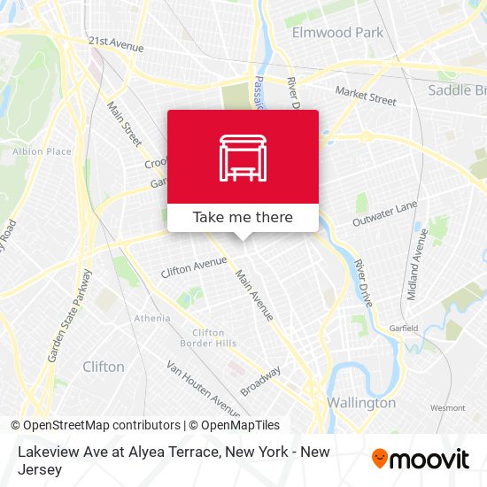 Lakeview Ave at Alyea Terrace map