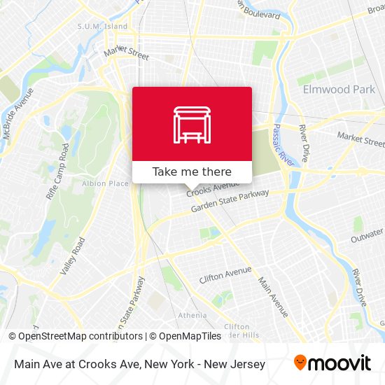 Mapa de Main Ave at Crooks Ave