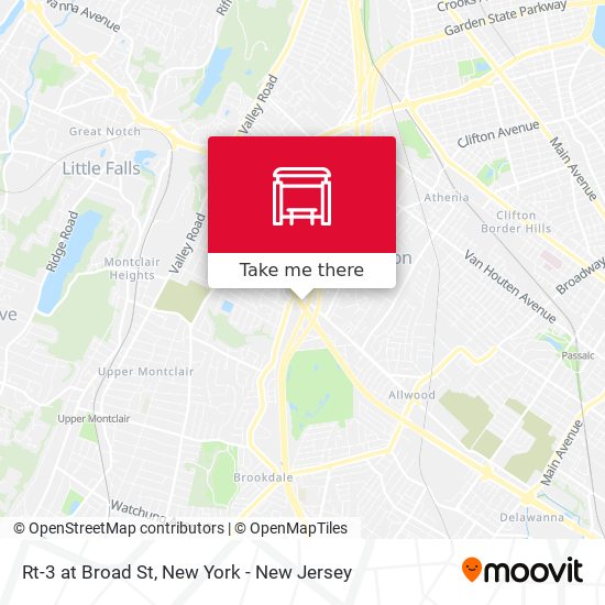 Mapa de Rt-3 at Broad St