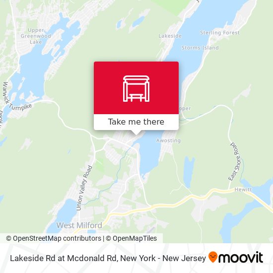 Mapa de Lakeside Rd at Mcdonald Rd