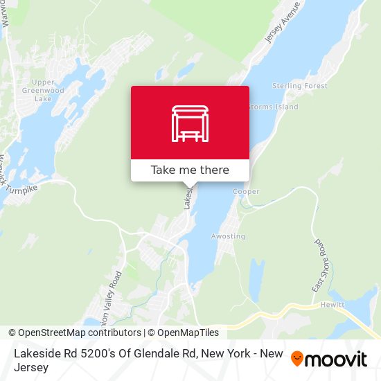 Lakeside Rd 5200's Of Glendale Rd map