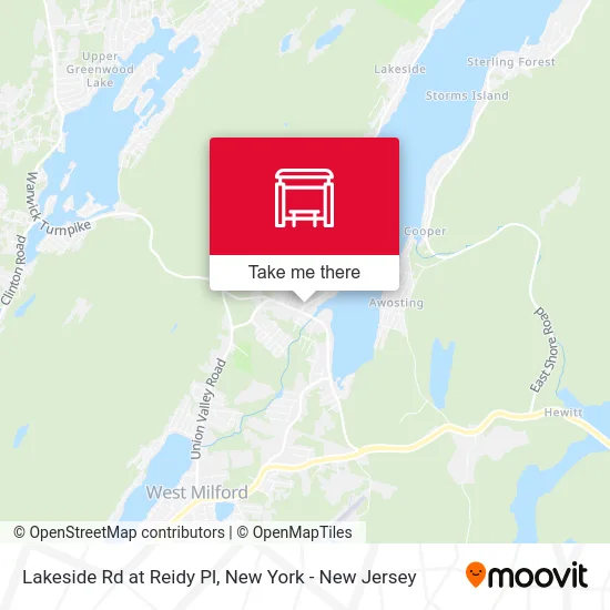 Lakeside Rd at Reidy Pl map