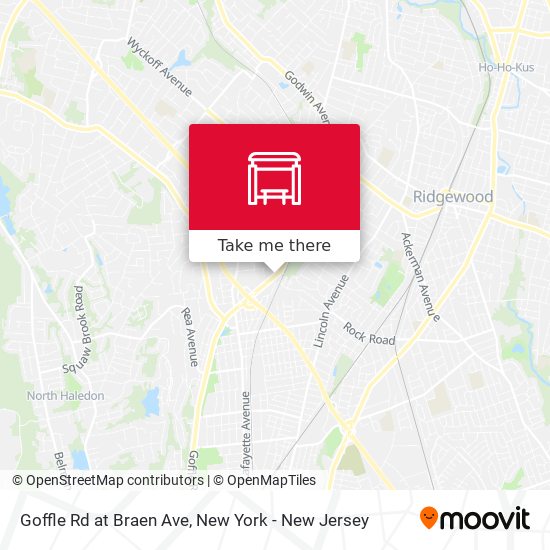 Goffle Rd at Braen Ave map