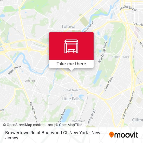 Browertown Rd at Briarwood Ct map