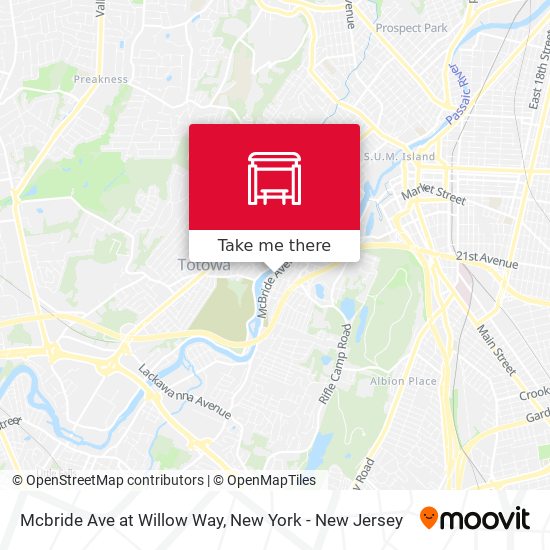 Mapa de Mcbride Ave at Willow Way