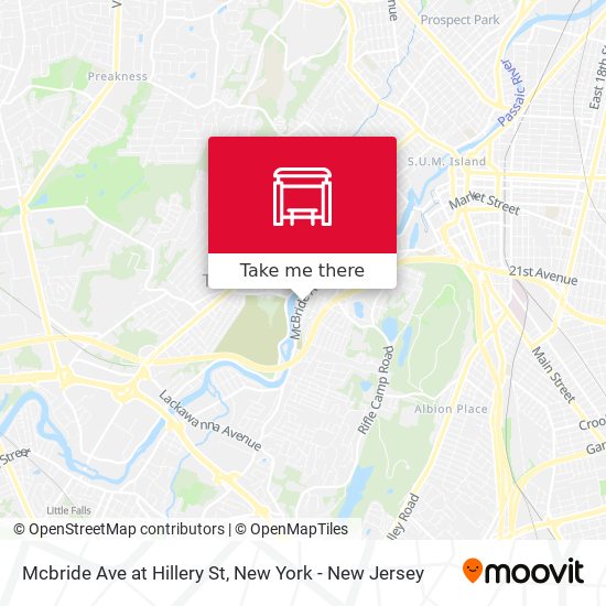 Mapa de Mcbride Ave at Hillery St