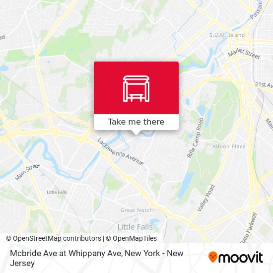 Mcbride Ave at Whippany Ave map