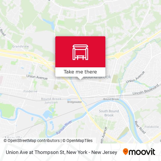 Mapa de Union Ave at Thompson St