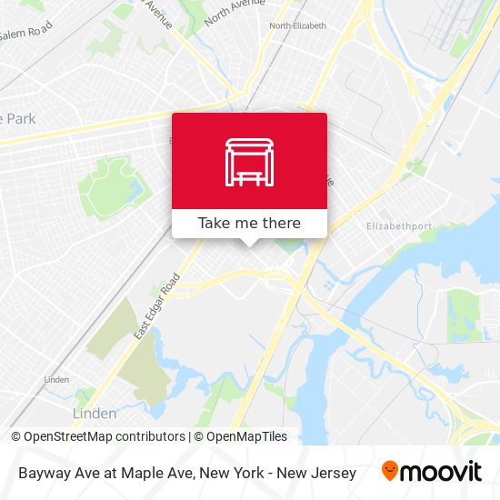 Mapa de Bayway Ave at Maple Ave