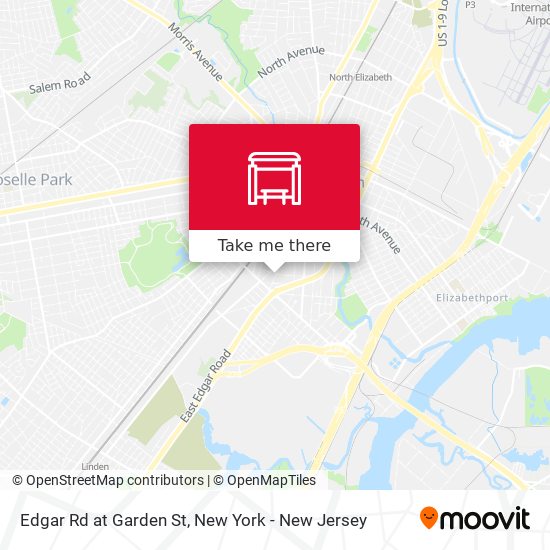 Mapa de Edgar Rd at Garden St