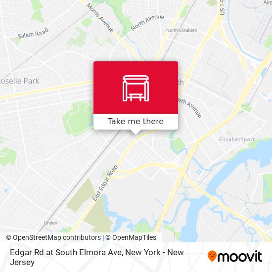 Edgar Rd at South Elmora Ave map
