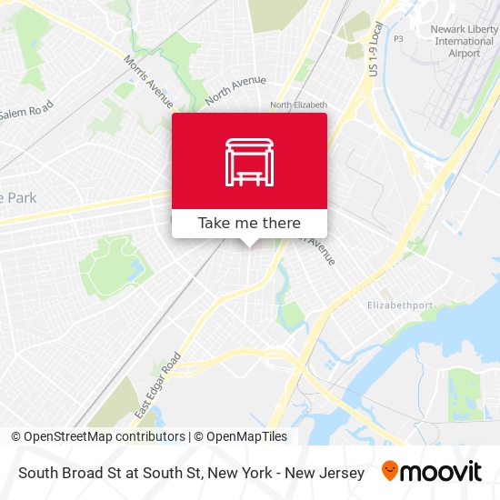 Mapa de South Broad St at South St