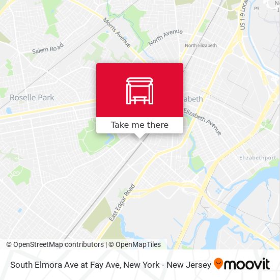 Mapa de South Elmora Ave at Fay Ave