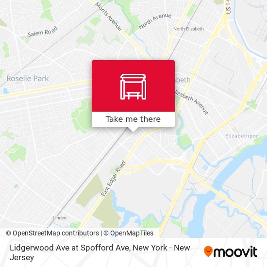 Lidgerwood Ave at Spofford Ave map