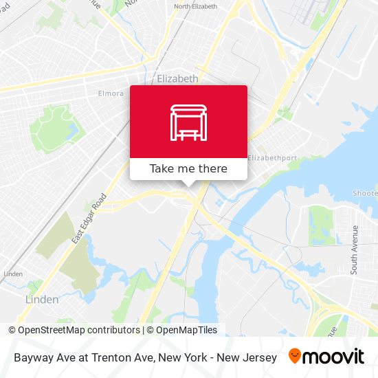 Mapa de Bayway Ave at Trenton Ave