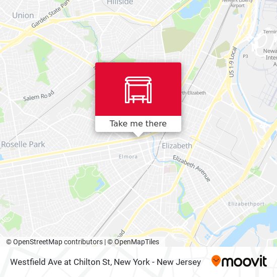Mapa de Westfield Ave at Chilton St