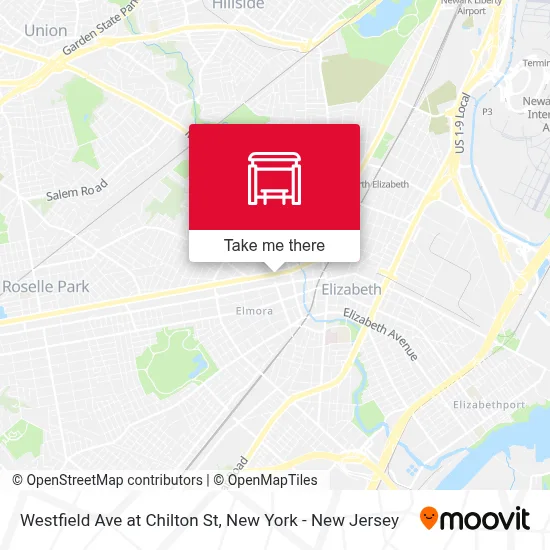 Westfield Ave at Chilton St map