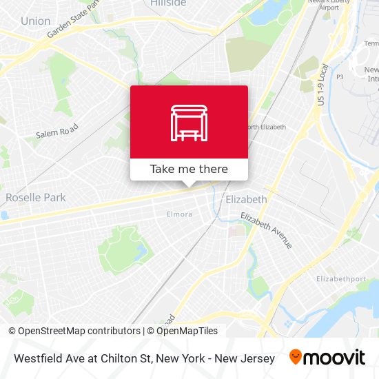 Mapa de Westfield Ave at Chilton St