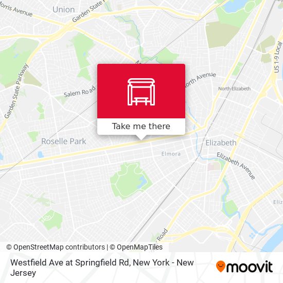 Mapa de Westfield Ave at Springfield Rd