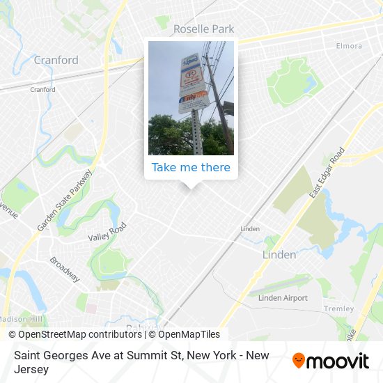 Saint Georges Ave at Summit St map