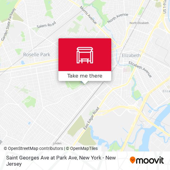 Saint Georges Ave at Park Ave map