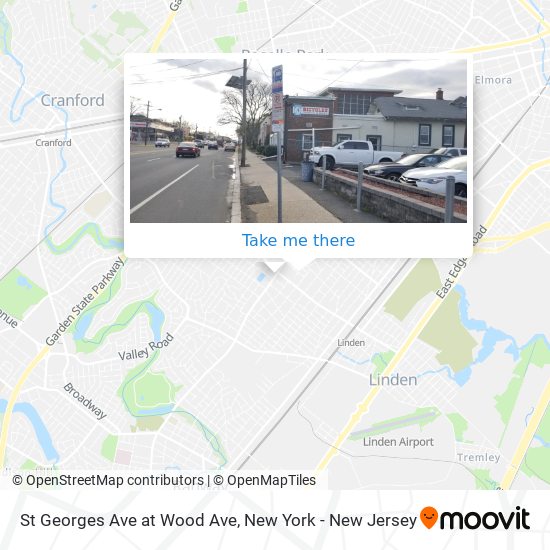 Mapa de St Georges Ave at Wood Ave