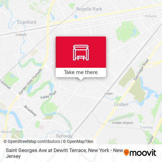 Mapa de Saint Georges Ave at Dewitt Terrace