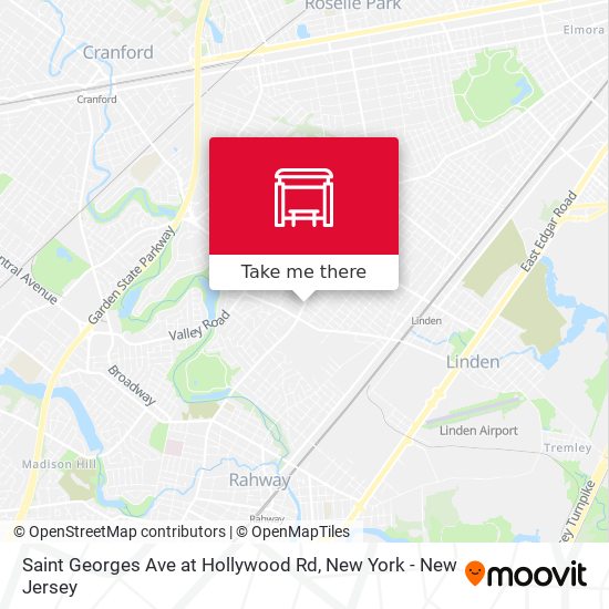 Saint Georges Ave at Hollywood Rd map