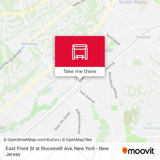 East Front St at Roosevelt Ave map